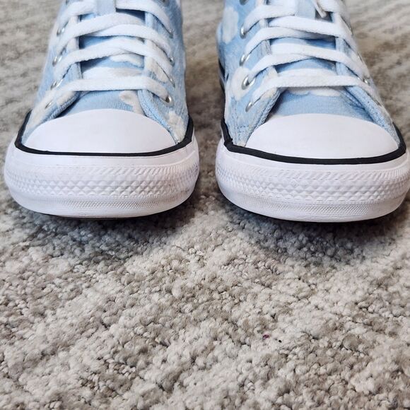 Converse Chuck Taylor All-Star high tops clouds size 2 youth - Picture 3 of 10